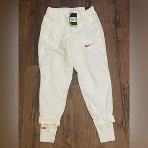 Nike Team USA Olympic Medal Stand Pants 'White' (size us mens XS & S)